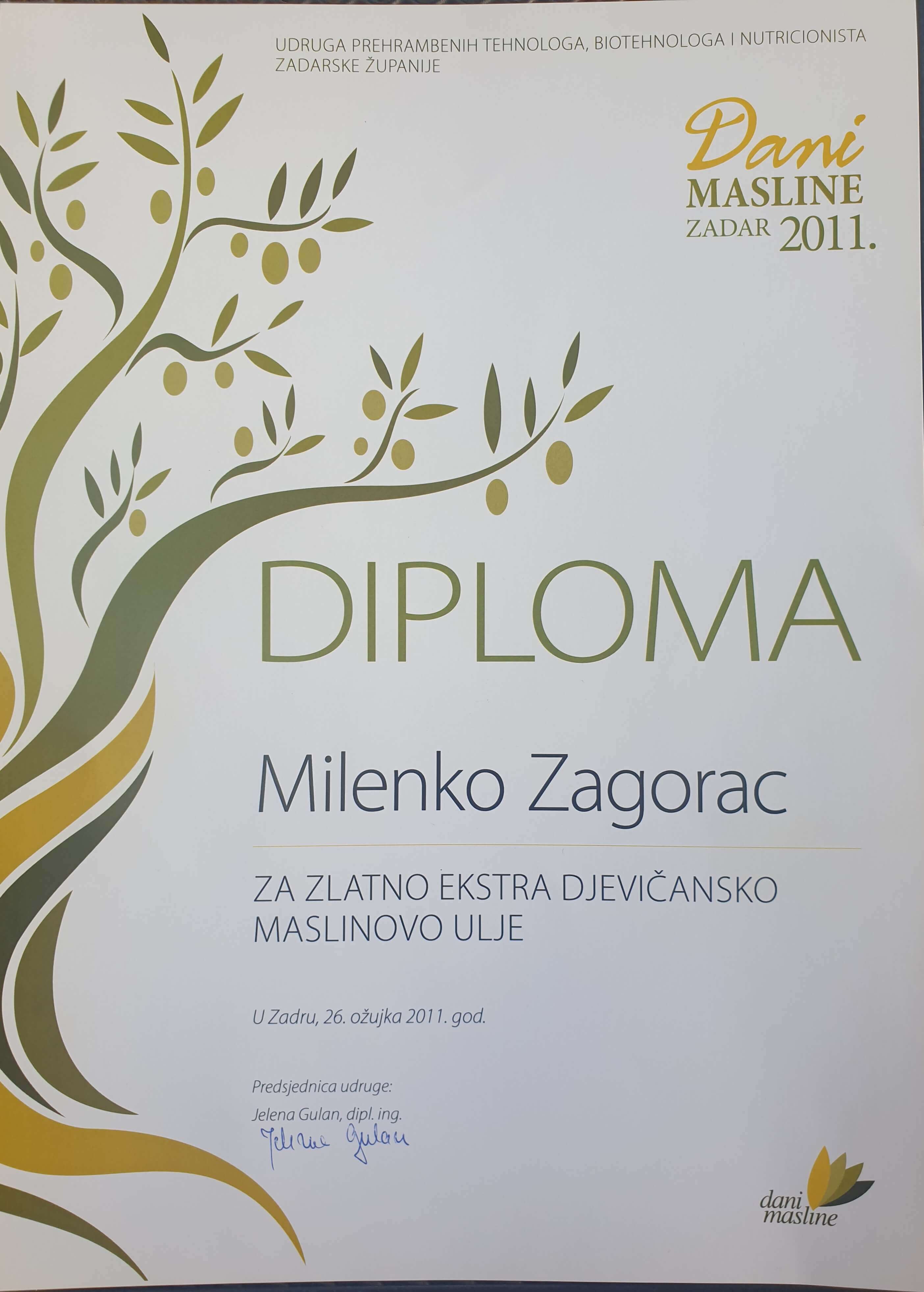 Dani Masline Zadar 2011