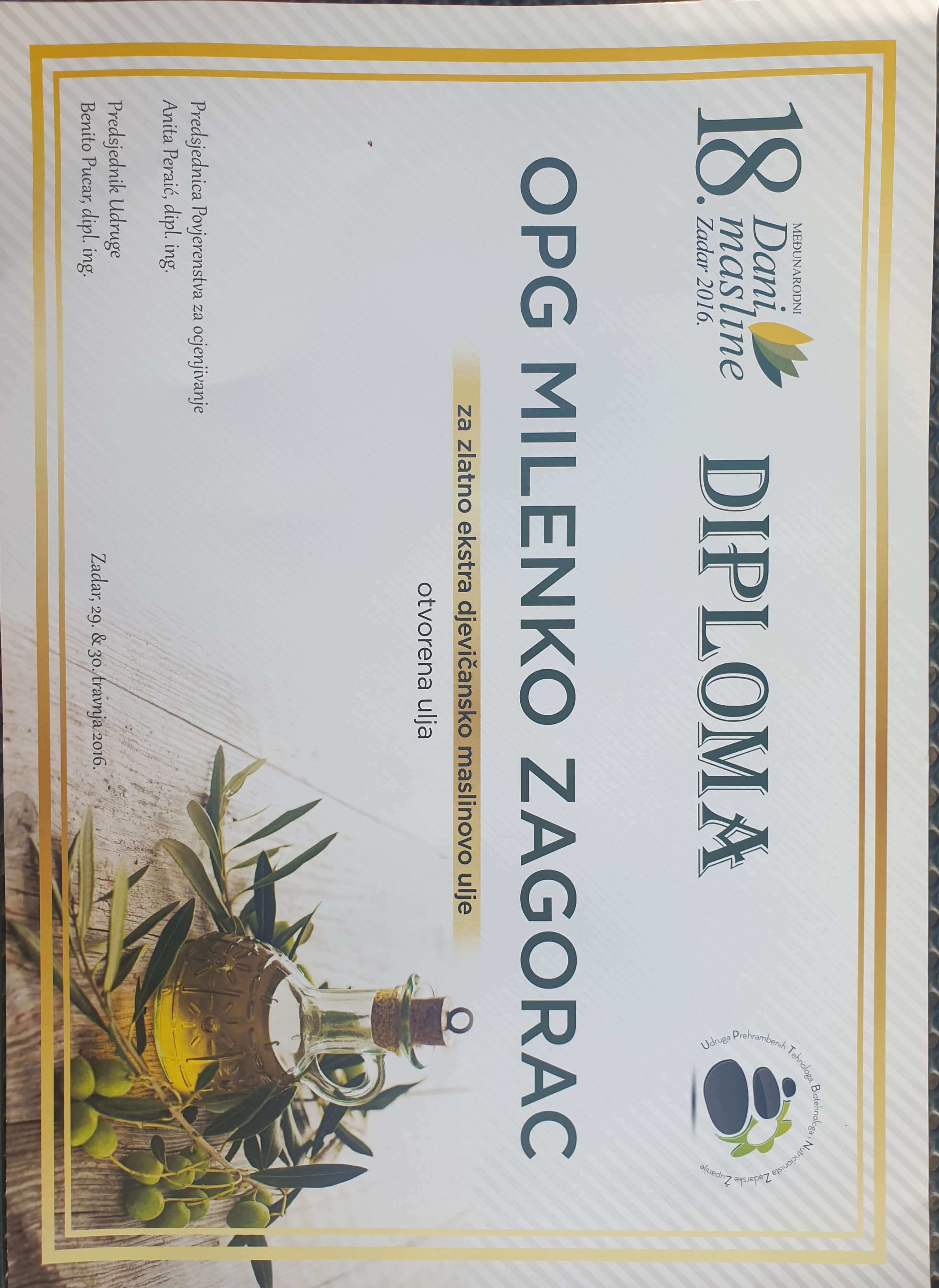 Dani Masline Zadar 2016